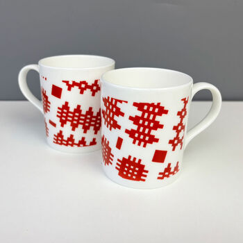 Welsh Blanket Print China Mug, 8 of 12