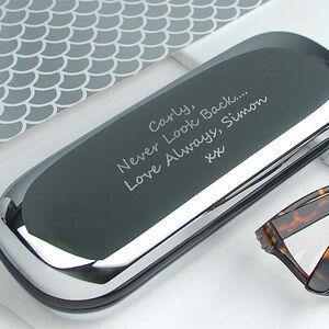 Sweet Love Cute Quote Handwrite Style Glasses Case Eyeglasses Clam Shell Holder Storage Box