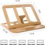 Adjustable Wooden Laptop Riser Stand, thumbnail 12 of 12