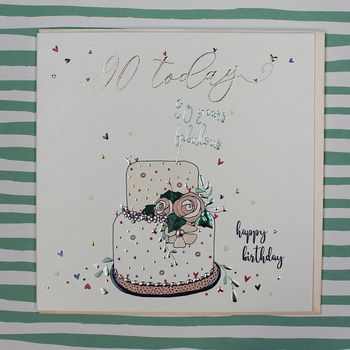 Ninetieth Birthday Card For A Woman, 2 of 2