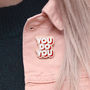 'You Do You' Enamel Pin, thumbnail 1 of 5