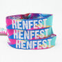 Henfest Multi Coloured Festival Hen Party Wristbands, thumbnail 2 of 6