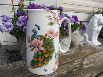 Large China Jug In Peacock Design, 4 of 7