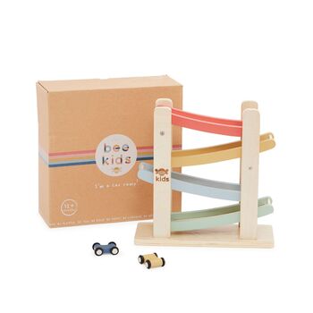 Wooden Car Ramp Children’s Toy, 2 of 4