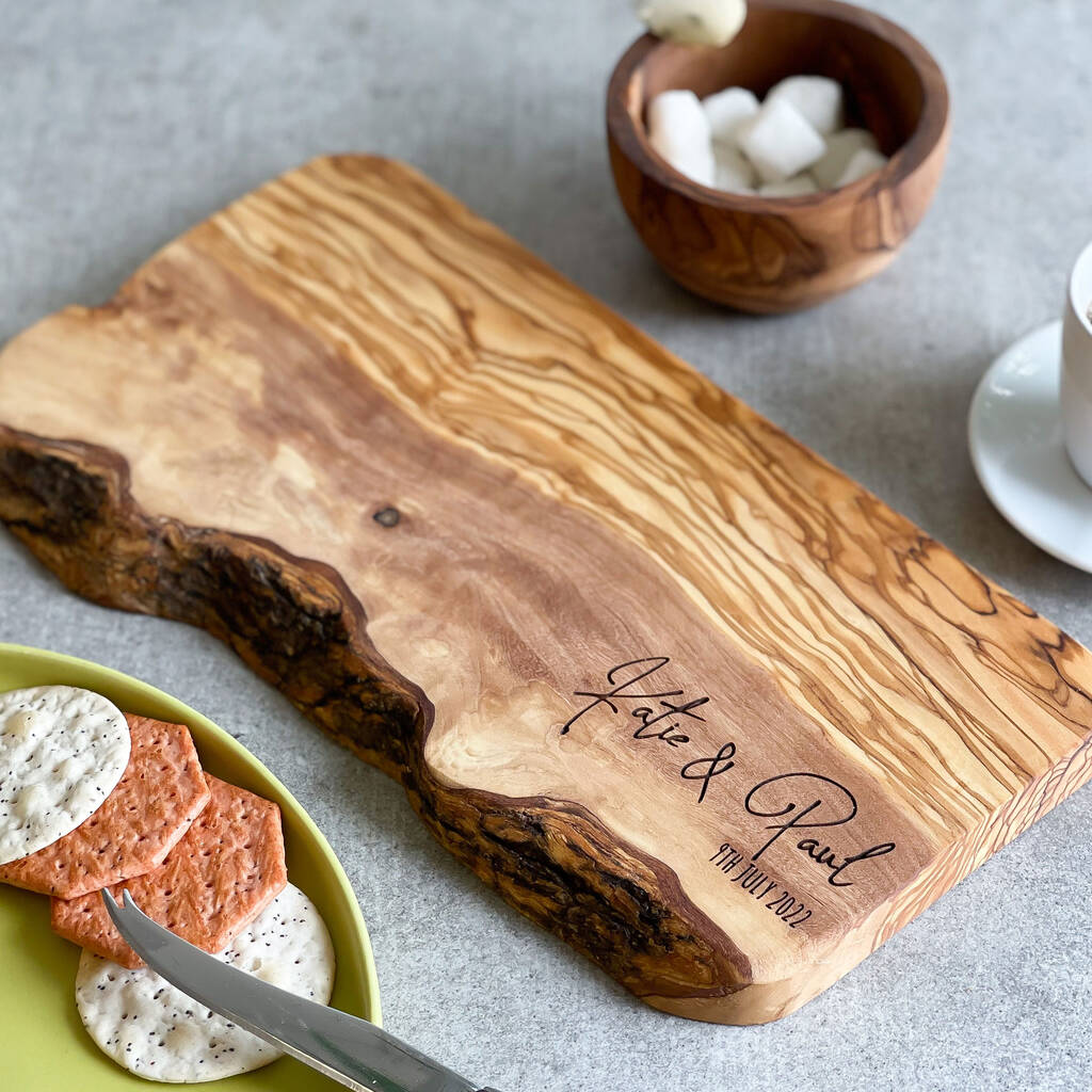 Personalised Wooden Olive Board, 1 of 4