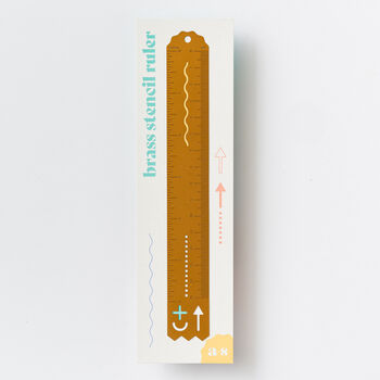 Stencil Brass Ruler, 2 of 2