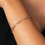 Gold And Silver Plated Dandelion T Bar Bracelet, thumbnail 1 of 5
