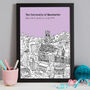 Personalised Manchester Graduation Gift Print, thumbnail 5 of 9