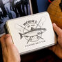 Personalised Dads Bait Fishing Tin Gift For Him, thumbnail 1 of 2