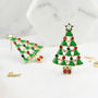 Christmas Tree Stud Earring Pair, thumbnail 1 of 3
