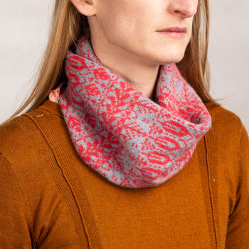 Grey Knitted Snood Inspired By Nature Unisex, 8 of 12