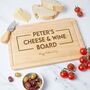 Personalised Cheese And Wine Board For Dad, thumbnail 1 of 3
