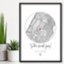 Personalised Engagement Gift, She Said Yes Print, thumbnail 3 of 4