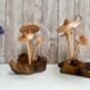 Handmade Wooden Mushroom Ornament Natural Decor And Gift, thumbnail 8 of 10
