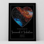 The Night We Said I Do Personalised Star Map Print Wedding Gift, thumbnail 2 of 12