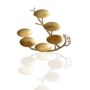 Handmade Gold Branch Six Bowl Brass Serving Stand, thumbnail 3 of 3