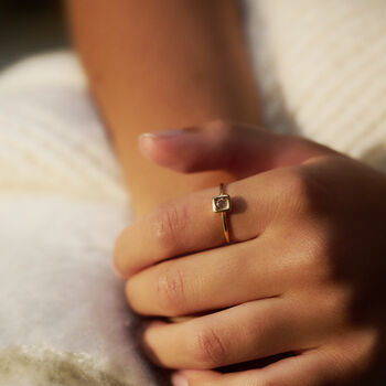 Square Labradorite Ring, 6 of 6