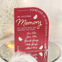 Modern Arch Wedding Memorial Acrylic Sign, thumbnail 6 of 12