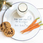 Personalised Christmas Eve Santa Plate, thumbnail 2 of 2