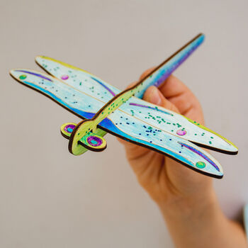 Make Your Own Dragonfly Glider Craft Activity Kit, 3 of 8