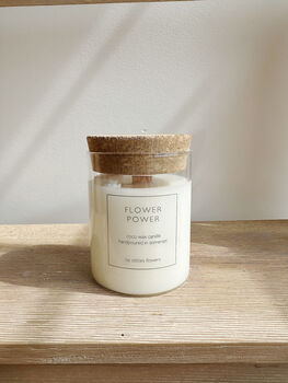 Flower Power Coco Wax Candle, 4 of 9