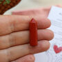 Red Jasper Crystal Tower With Optional Mini Crystal, thumbnail 6 of 9
