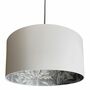 Charcoal Vintage Rainforest Lampshades In Cloud Grey, thumbnail 2 of 6