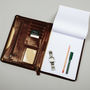 Luxury A4 Leather Conference Folder. 'The Dimaro', thumbnail 9 of 12