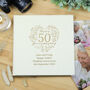 Personalised 50th Golden Wedding Anniversary Album, thumbnail 6 of 6