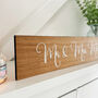 Wooden Wedding Sign Mr And Mrs Keepsake Decoration, thumbnail 8 of 8