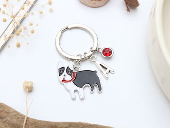 Personalised French Bulldog Keyring, Frenchie, 5 of 8