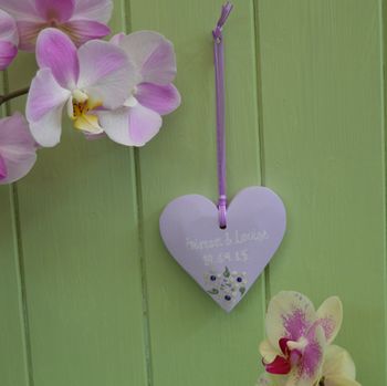 Wooden Heart on Ribbon, 3 of 4