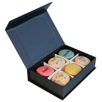 Birthday Cake Macaron Gift Box, 6 of 6