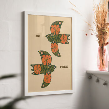 'Be Free' Graphic Print, 2 of 5
