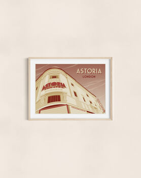 London Astoria Travel Poster Print, 3 of 6