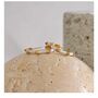 Monaco D’or Gold Foil Ombré Enamel Band Charm Ring, thumbnail 6 of 6