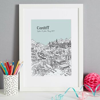 Personalised Cardiff Print, 3 of 10