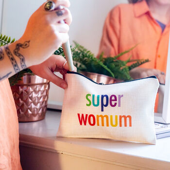 Super Womum Make Up Bag And Cosmetic Pouch, 2 of 3