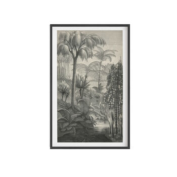 Vintage Monochrome Jungle Wall Hanging, 2 of 6