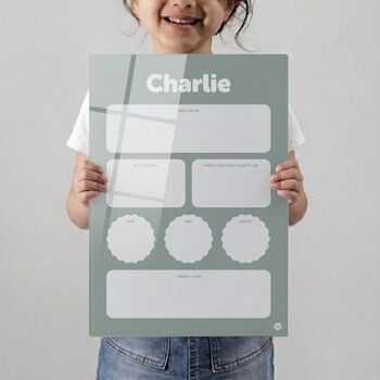 Personalised Olive First Day Sign, 3 of 5