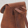 Vintage Style Small Handmade Leather Backpack, thumbnail 6 of 12