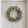 62cm LED Battery Artificial Mistletoe Christmas Wreath, thumbnail 2 of 4