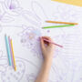 2x Large Easter Themed Colouring Posters, thumbnail 1 of 3