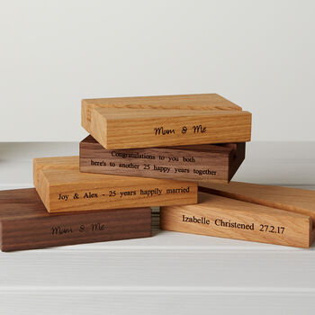 Personalised Photo Print With Engraved Wooden Holder, 10 of 12
