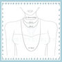 Personalised Sterling Silver Double Arrow Necklace, thumbnail 5 of 6