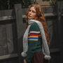 Arctic Fox Faux Fur Waffle Scarf, thumbnail 1 of 3