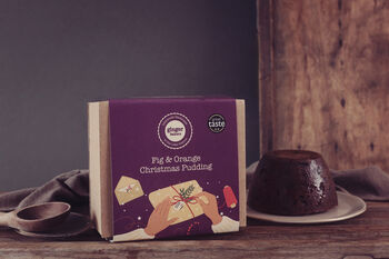 Luxury Fig And Orange Christmas Pudding, 3 of 5