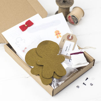 Sew Your Own Gingerbread Man Kit, 3 of 4