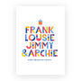 Personalised Family Names Colourful Print, thumbnail 5 of 6