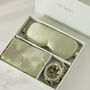 Silk Addict 100% Mulberry Silk Olive Green Gift Set, thumbnail 4 of 7